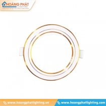 Đèn led âm trần viền vàng 12W NDL124G110 Nanoco