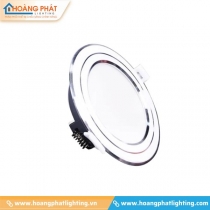 Đèn led âm trần viền bạc đổi màu 12W NDL12CS110 Nanoco 