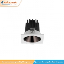 Đèn led âm trần vuông chóa đen 15W V6DLA-15 Vinaled
