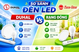 So sánh đèn led Duhal và Rạng Đông