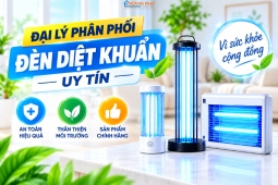 Đại lý phân phối đèn diệt khuẩn uy tín 