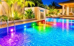 Đèn LED Âm Nước Hồ Bơi, Đài Phun: Cách Chọn An Toàn
