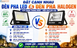 So Sánh Đèn Pha LED Và Đèn Pha Halogen: Nên Chọn Loại Nào?