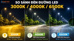So Sánh Ánh Sáng Vàng, Trung Tính Và Trắng Cho Đèn Đường LED — Nên Chọn Loại Nào?