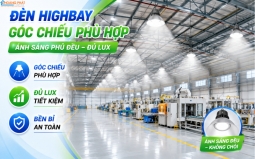 Chọn Máng, Chóa Đèn LED Nhà Xưởng: Đúng Góc Chiếu, Đủ Lux Tiết Kiệm