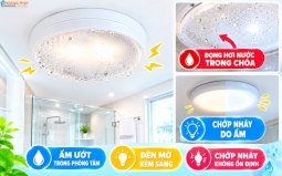 Đèn LED Nhà Vệ Sinh Nhanh Hỏng: Nguyên Nhân Do Ẩm Và Cách Chọn Đèn Bền