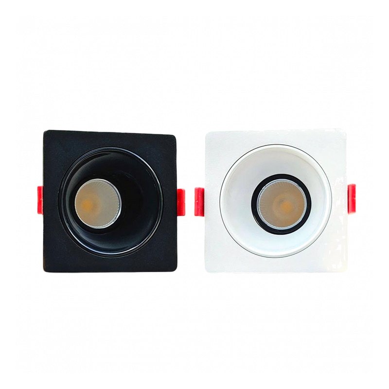 Đèn led âm trần vuông chỉnh hướng đổi màu 7W HO-CDP07-085-SQ-CCT Hodiled