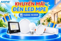 Chương trình khuyến mãi đèn LED MPE tháng 10/2026