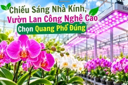 Chiếu Sáng Nhà Kính, Vườn Lan Công Nghệ Cao: Chọn Quang Phổ Đúng