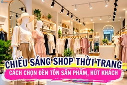 Chiếu Sáng Shop Thời Trang: Cách Chọn Đèn Tôn Sản Phẩm, Hút Khách