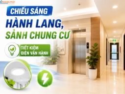 Chiếu Sáng Hành Lang, Sảnh Chung Cư: Tiết Kiệm Điện Vận Hành