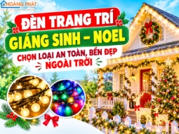 Đèn Trang Trí Giáng Sinh – Noel: Chọn Loại An Toàn, Bền Đẹp Ngoài Trời
