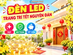 Đèn LED Trang Trí Tết Nguyên Đán: Chọn Loại Đẹp, An Toàn, Tiết Kiệm