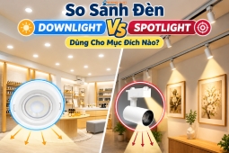 So Sánh Đèn Downlight Và Spotlight: Dùng Cho Mục Đích Nào?