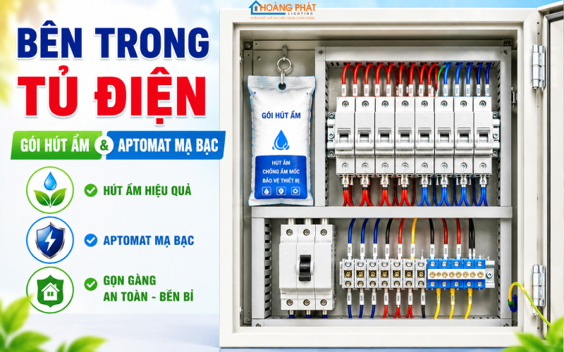 Chống Nồm Ẩm & Đọng Nước Cho Thiết Bị Điện, Đèn LED: Cẩm Nang Mùa Ẩm