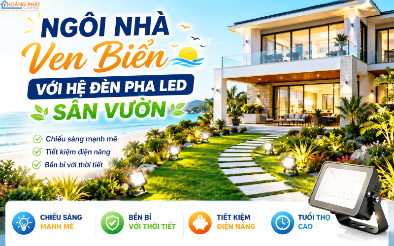Đèn LED nhà ven biển chống ăn mòn
