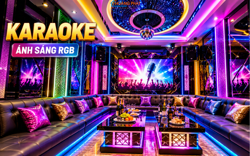 Chiếu Sáng Phòng Karaoke & Quán Bar: Đèn LED RGB Và Hiệu Ứng Ánh Sáng