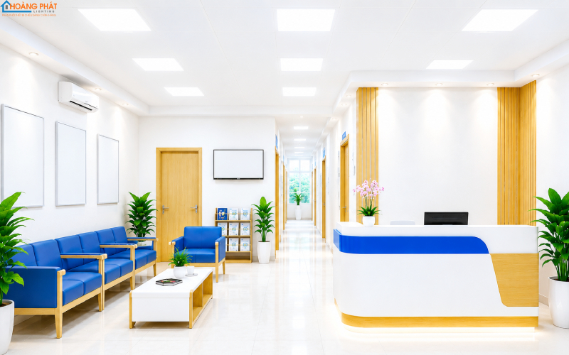 Chiếu Sáng Phòng Khám, Bệnh Viện: Chuẩn Sạch Khuẩn, Đủ Sáng, Dễ Chịu