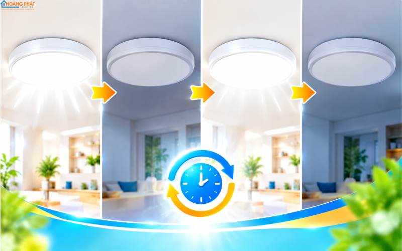 Đèn LED chớp tắt theo chu kỳ