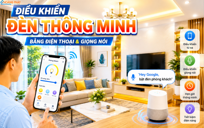Nhà Thông Minh: Điều Khiển Đèn Bằng Giọng Nói Và Điện Thoại Từ A Đến Z
